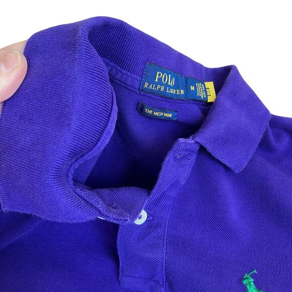 Polo Ralph Lauren Sz M The Mesh Mini Dress in Dark Violet Purple Tennis Preppy - Picture 9 of 16